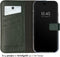 Selencia Hoesje Geschikt voor iPhone 14 Pro Hoesje Met Pasjeshouder - Selencia Echt Lederen Bookcase - Groen