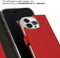 Selencia Hoesje Geschikt voor iPhone 14 Pro Hoesje Met Pasjeshouder - Selencia Echt Lederen Bookcase - Rood