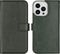 Selencia Hoesje Geschikt voor iPhone 14 Pro Max Hoesje Met Pasjeshouder - Selencia Echt Lederen Bookcase - Groen