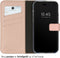 Selencia Hoesje Geschikt voor iPhone 14 Pro Max Hoesje Met Pasjeshouder - Selencia Echt Lederen Bookcase - roze