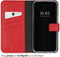 Selencia Hoesje Geschikt voor iPhone 15 Hoesje Met Pasjeshouder - Selencia Echt Lederen Bookcase - Rood