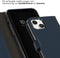 Selencia Hoesje Geschikt voor iPhone 15 Plus Hoesje Met Pasjeshouder - Selencia Echt Lederen Bookcase - Blauw