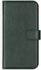 Selencia Hoesje Geschikt voor iPhone 5 / 5s / SE (2016) Hoesje Met Pasjeshouder - Selencia Echt Lederen Bookcase - Groen