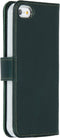 Selencia Hoesje Geschikt voor iPhone 5 / 5s / SE (2016) Hoesje Met Pasjeshouder - Selencia Echt Lederen Bookcase - Groen
