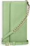 Selencia Hoesje Geschikt voor iPhone SE (2022) / SE (2020) / 8 / 7 / 6s / 6 Hoesje Met Pasjeshouder - Selencia Tierra Uitneembare Slang Clutch - Groen