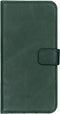 Selencia Hoesje Geschikt voor iPhone Xr Hoesje Met Pasjeshouder - Selencia Echt Lederen Bookcase - Groen
