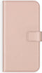 Selencia Hoesje Geschikt voor iPhone Xr Hoesje Met Pasjeshouder - Selencia Echt Lederen Bookcase - Roze