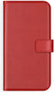 Selencia Hoesje Geschikt voor Motorola Moto G6 Plus Hoesje Met Pasjeshouder - Selencia Echt Lederen Bookcase - Rood