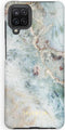 Selencia Hoesje Geschikt voor Samsung Galaxy A12 Hoesje - Selencia Maya Fashion Backcover - blauw