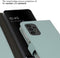 Selencia Hoesje Geschikt voor Samsung Galaxy A13 (4G) Hoesje Met Pasjeshouder - Selencia Echt Lederen Bookcase - lichtblauw