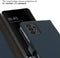 Selencia Hoesje Geschikt voor Samsung Galaxy A13 (4G) Hoesje Met Pasjeshouder - Selencia Echt Lederen Bookcase - Blauw