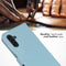 Selencia Hoesje Geschikt voor Samsung Galaxy A13 (5G) / A04s Hoesje Met Pasjeshouder - Selencia Echt Lederen Bookcase - lichtblauw