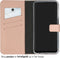 Selencia Hoesje Geschikt voor Samsung Galaxy A15 (5G) / A15 (4G) Hoesje Met Pasjeshouder - Selencia Echt Lederen Bookcase - roze