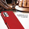 Selencia Hoesje Geschikt voor Samsung Galaxy A23 (5G) Hoesje Met Pasjeshouder - Selencia Echt Lederen Bookcase - Rood