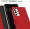 Selencia Hoesje Geschikt voor Samsung Galaxy A23 (5G) Hoesje Met Pasjeshouder - Selencia Echt Lederen Bookcase - Rood
