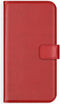 Selencia Hoesje Geschikt voor Samsung Galaxy A32 (4G) Hoesje Met Pasjeshouder - Selencia Echt Lederen Bookcase - Rood