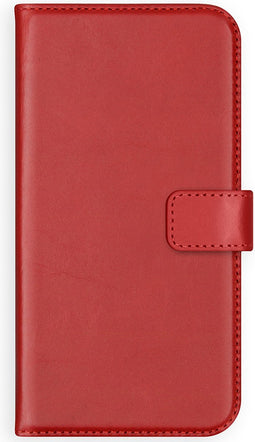 Selencia Hoesje Geschikt voor Samsung Galaxy A32 (5G) Hoesje Met Pasjeshouder - Selencia Echt Lederen Bookcase - Rood