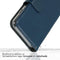 Selencia Hoesje Geschikt voor Samsung Galaxy A32 (5G) Hoesje Met Pasjeshouder - Selencia Echt Lederen Bookcase - Blauw