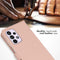 Selencia Hoesje Geschikt voor Samsung Galaxy A33 Hoesje Met Pasjeshouder - Selencia Echt Lederen Bookcase - roze