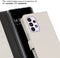 Selencia Hoesje Geschikt voor Samsung Galaxy A33 Hoesje Met Pasjeshouder - Selencia Echt Lederen Bookcase - grijs