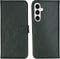 Selencia Hoesje Geschikt voor Samsung Galaxy A35 Hoesje Met Pasjeshouder - Selencia Echt Lederen Bookcase - Groen