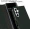 Selencia Hoesje Geschikt voor Samsung Galaxy A35 Hoesje Met Pasjeshouder - Selencia Echt Lederen Bookcase - Groen