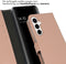 Selencia Hoesje Geschikt voor Samsung Galaxy A35 Hoesje Met Pasjeshouder - Selencia Echt Lederen Bookcase - roze