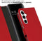 Selencia Hoesje Geschikt voor Samsung Galaxy A35 Hoesje Met Pasjeshouder - Selencia Echt Lederen Bookcase - Rood