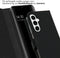 Selencia Hoesje Geschikt voor Samsung Galaxy A35 Hoesje Met Pasjeshouder - Selencia Echt Lederen Bookcase - Zwart