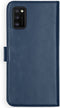 Selencia Hoesje Geschikt voor Samsung Galaxy A41 Hoesje Met Pasjeshouder - Selencia Echt Lederen Bookcase - Blauw