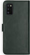 Selencia Hoesje Geschikt voor Samsung Galaxy A41 Hoesje Met Pasjeshouder - Selencia Echt Lederen Bookcase - Groen
