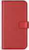Selencia Hoesje Geschikt voor Samsung Galaxy A42 Hoesje Met Pasjeshouder - Selencia Echt Lederen Bookcase - Rood