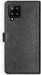 Selencia Hoesje Geschikt voor Samsung Galaxy A42 Hoesje Met Pasjeshouder - Selencia Echt Lederen Bookcase - Zwart