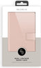 Selencia Hoesje Geschikt voor Samsung Galaxy A42 Hoesje Met Pasjeshouder - Selencia Echt Lederen Bookcase - Roze