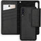 Selencia Hoesje Geschikt voor Samsung Galaxy A50 / A30s Hoesje Met Pasjeshouder - Selencia Llyr 2-in-1 Uitneembare Slang Bookcase - Zwart