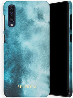 Selencia Hoesje Geschikt voor Samsung Galaxy A50 / A30s Hoesje - Selencia Maya Fashion Backcover - blauw