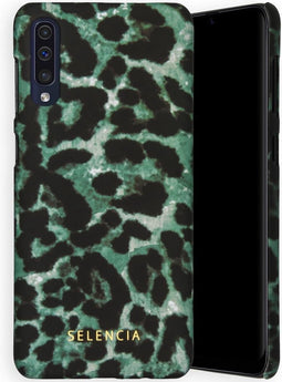 Selencia Hoesje Geschikt voor Samsung Galaxy A50 / A30s Hoesje - Selencia Maya Fashion Backcover - groen