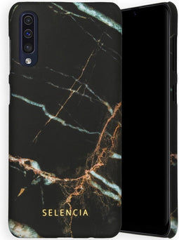 Selencia Hoesje Geschikt voor Samsung Galaxy A50 / A30s Hoesje - Selencia Maya Fashion Backcover - zwart