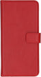 Selencia Hoesje Geschikt voor Samsung Galaxy A51 Hoesje Met Pasjeshouder - Selencia Echt Lederen Bookcase - Rood