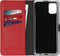 Selencia Hoesje Geschikt voor Samsung Galaxy A51 Hoesje Met Pasjeshouder - Selencia Echt Lederen Bookcase - Rood