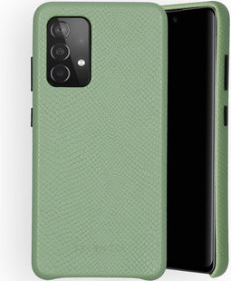 Selencia Hoesje Geschikt voor Samsung Galaxy A52 (4G) / A52s / A52 (5G) - Selencia Gaia Slang Backcover - Groen