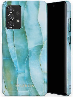 Selencia Hoesje Geschikt voor Samsung Galaxy A52 (4G) / A52s / A52 (5G) Hoesje - Selencia Maya Fashion Backcover - blauw