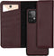 Selencia Hoesje Geschikt voor Samsung Galaxy A52 (4G) / A52s / A52 (5G) Hoesje Met Pasjeshouder - Selencia Tierra Uitneembare Slang Clutch - Donkerrood