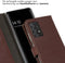 Selencia Hoesje Geschikt voor Samsung Galaxy A52 (4G) / A52s / A52 (5G) Hoesje Met Pasjeshouder - Selencia Echt Lederen Bookcase - Bruin