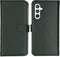 Selencia Hoesje Geschikt voor Samsung Galaxy A54 (5G) Hoesje Met Pasjeshouder - Selencia Echt Lederen Bookcase - Groen