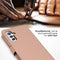 Selencia Hoesje Geschikt voor Samsung Galaxy A54 (5G) Hoesje Met Pasjeshouder - Selencia Echt Lederen Bookcase - roze
