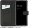 Selencia Hoesje Geschikt voor Samsung Galaxy A54 (5G) Hoesje Met Pasjeshouder - Selencia Echt Lederen Bookcase - Zwart