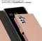 Selencia Hoesje Geschikt voor Samsung Galaxy A54 (5G) Hoesje Met Pasjeshouder - Selencia Echt Lederen Bookcase - roze