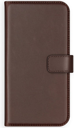 Selencia Hoesje Geschikt voor Samsung Galaxy A70 Hoesje Met Pasjeshouder - Selencia Echt Lederen Bookcase - Bruin