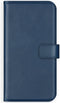 Selencia Hoesje Geschikt voor Samsung Galaxy A71 Hoesje Met Pasjeshouder - Selencia Echt Lederen Bookcase - Blauw
